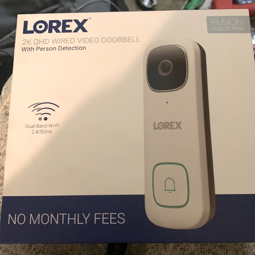 Lorex 2k qhd wired video doorbell